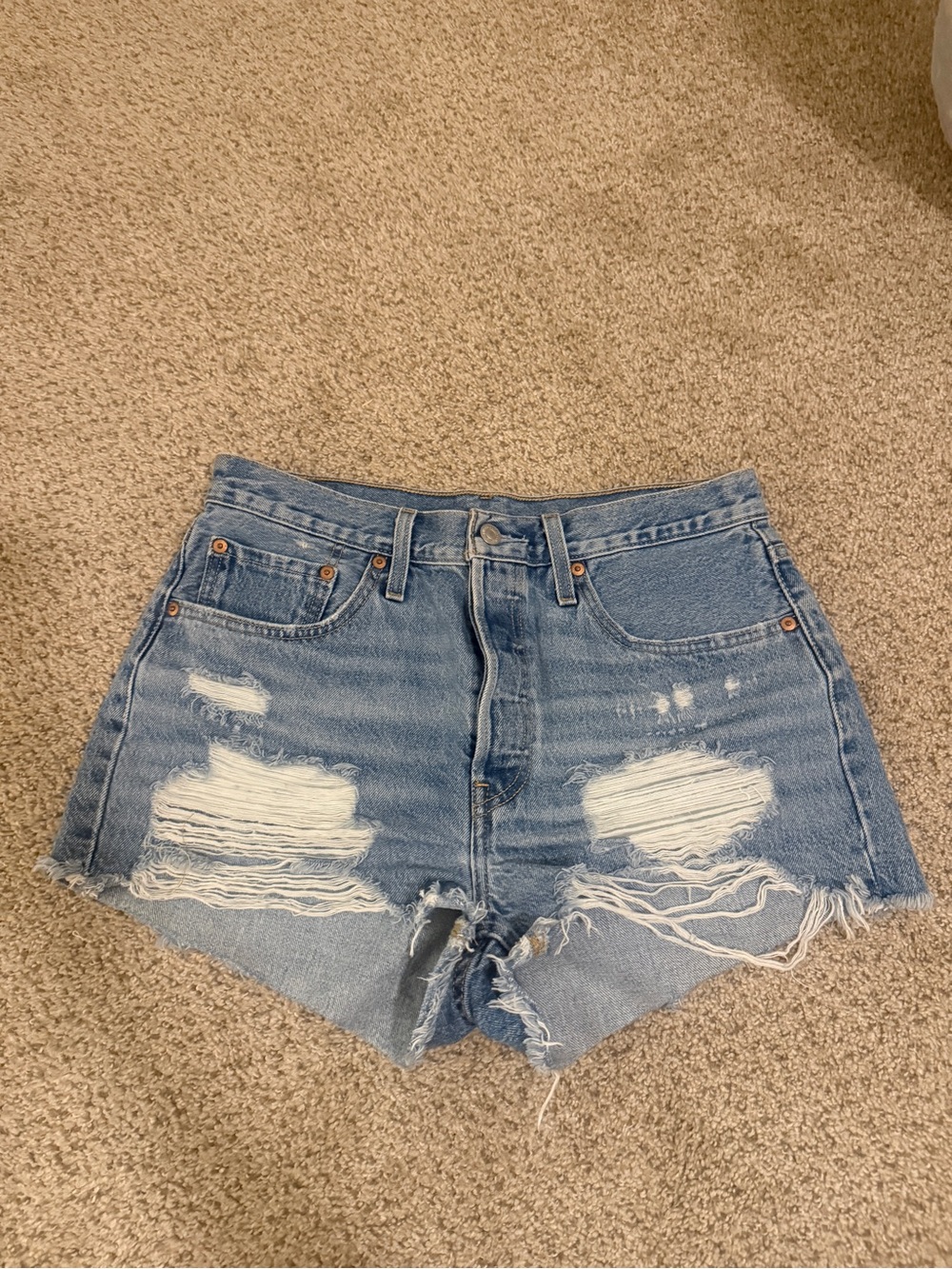 Levi’s high waisted shorts
